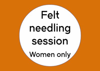 Felt Needling Session